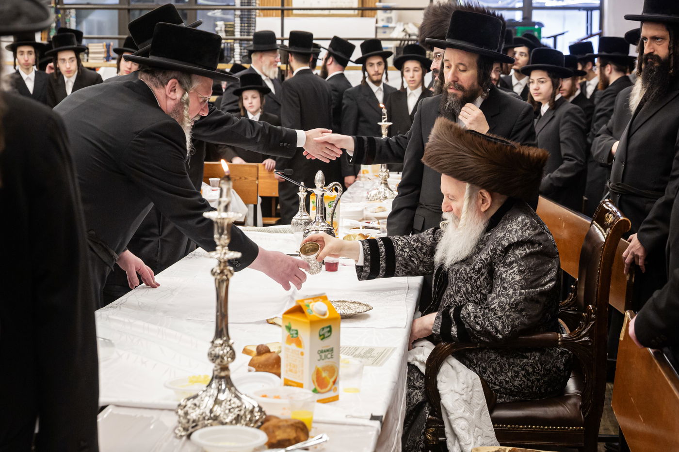 שמחת הברית לנכד האדמו"ר מבאבוב