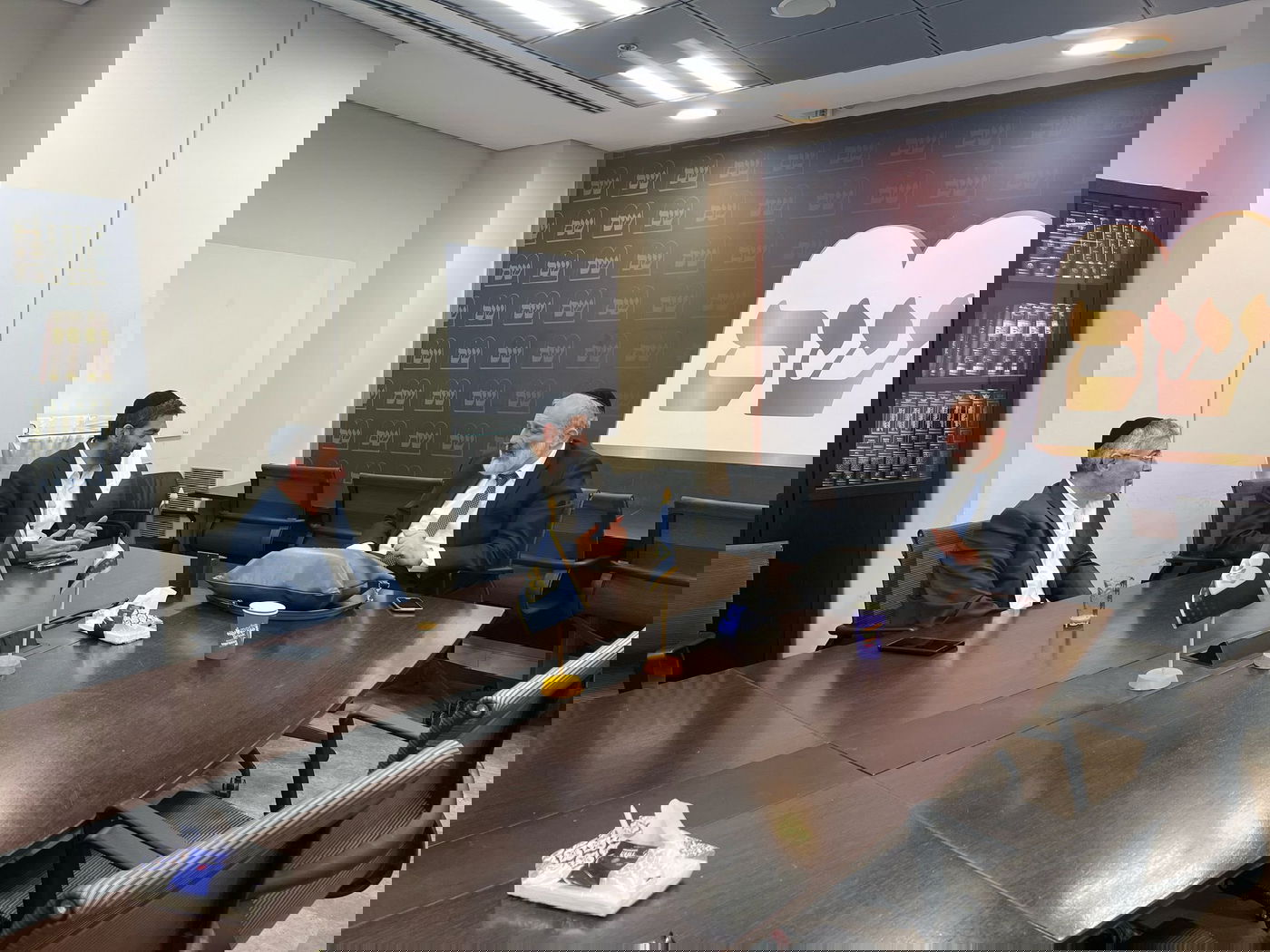 דרעי עם מנכ"ל משרד הדתות והשר לשעבר מלכיאלי