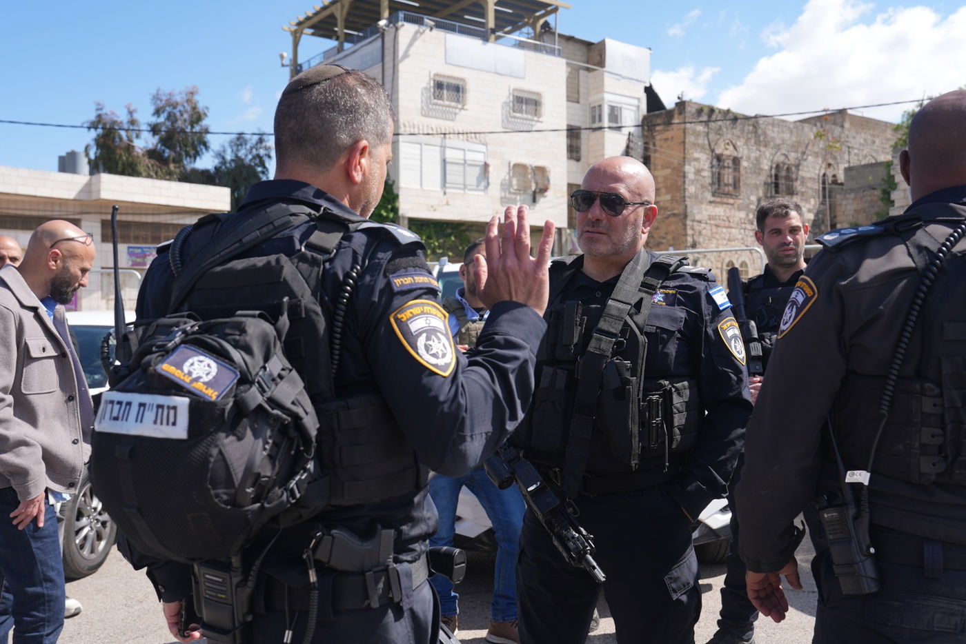 ההיערכות המשטרתית בחברון לקראת חג הפסח