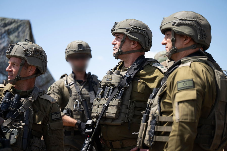 הרמטכ"ל זמיר ברצועת עזה