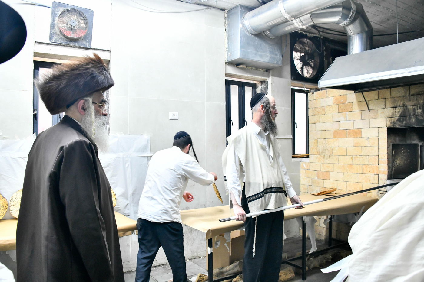 ערב פסח בחצה"ק דושינסקיא