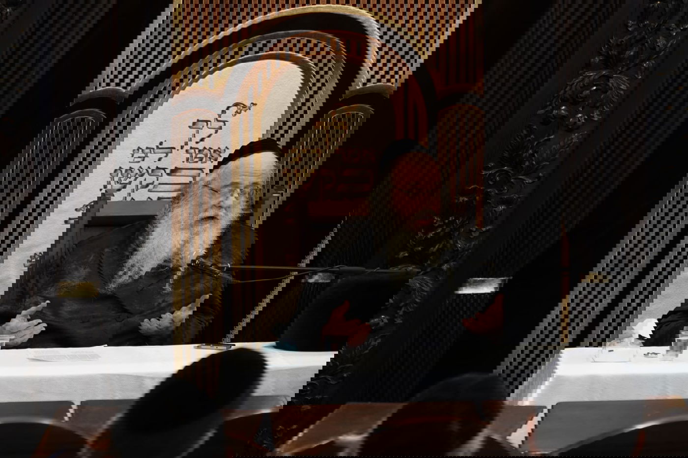 הגר"ש אלתר בשיעור חוה"מ פסח באחיסמך