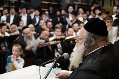 הגר"ש אלתר בשיעור חוה"מ פסח באחיסמך