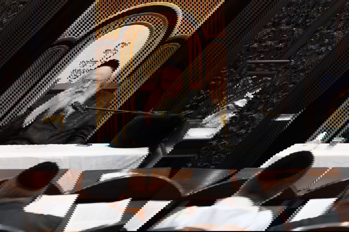 הגר"ש אלתר בשיעור חוה"מ פסח באחיסמך