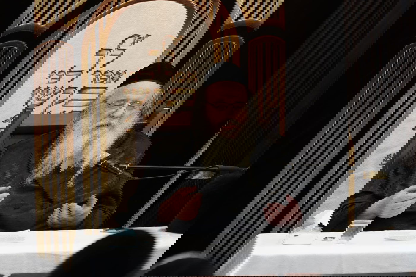 הגר"ש אלתר בשיעור חוה"מ פסח באחיסמך