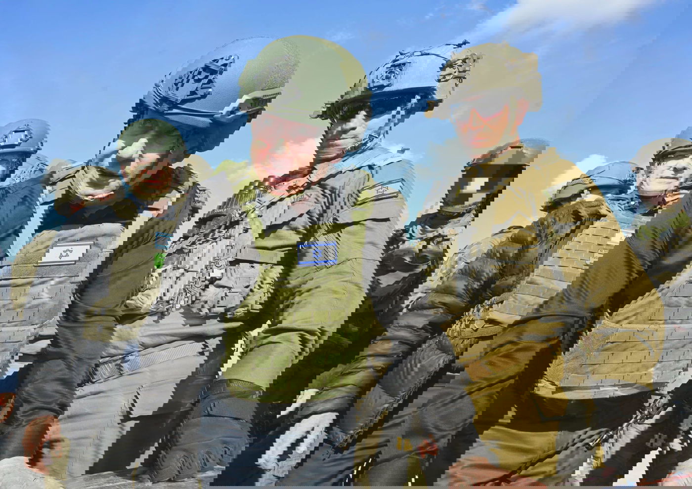 רה"מ נתניהו בעזה, אתמול 