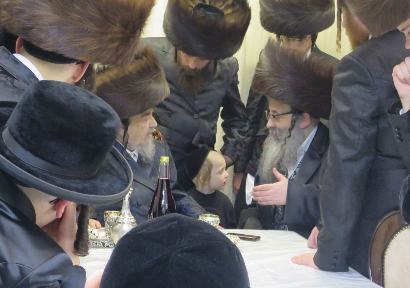 הגה"צ רבי חיים צבי מייזליש בביקור אצל הגה"צ רבי יעקב מאיר שכטר