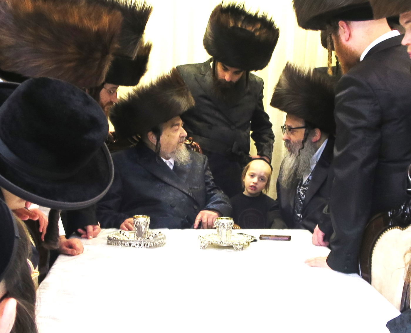 הגה"צ רבי חיים צבי מייזליש בביקור אצל הגה"צ רבי יעקב מאיר שכטר