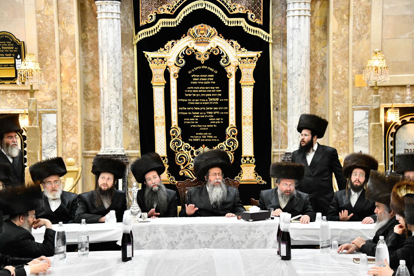 טיש הילולא בשבט הלוי