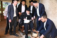 הגרמ"צ ברגמן בשריפת חמץ