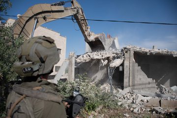 הריסת בית מחבלים בעבר