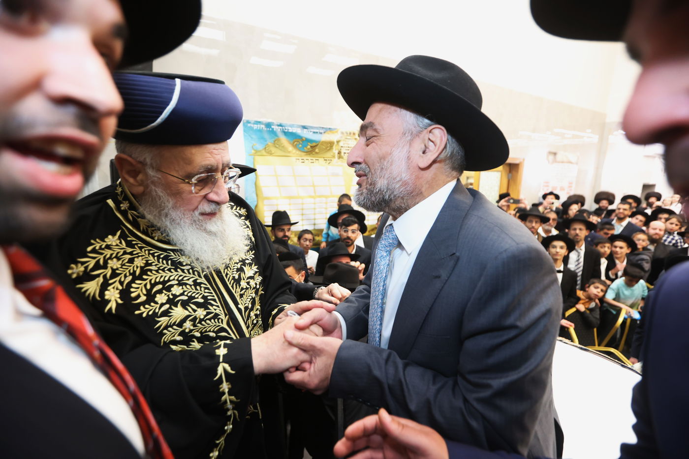 הקבלת פני רבו לראשל"צ הגאון הרב יצחק יוסף, ברמה ד' בבית שמש