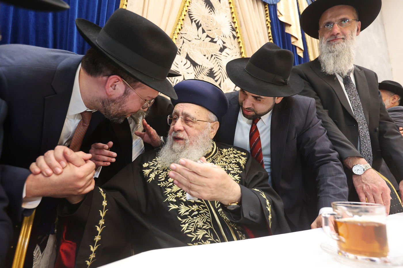 הקבלת פני רבו לראשל"צ הגאון הרב יצחק יוסף, ברמה ד' בבית שמש