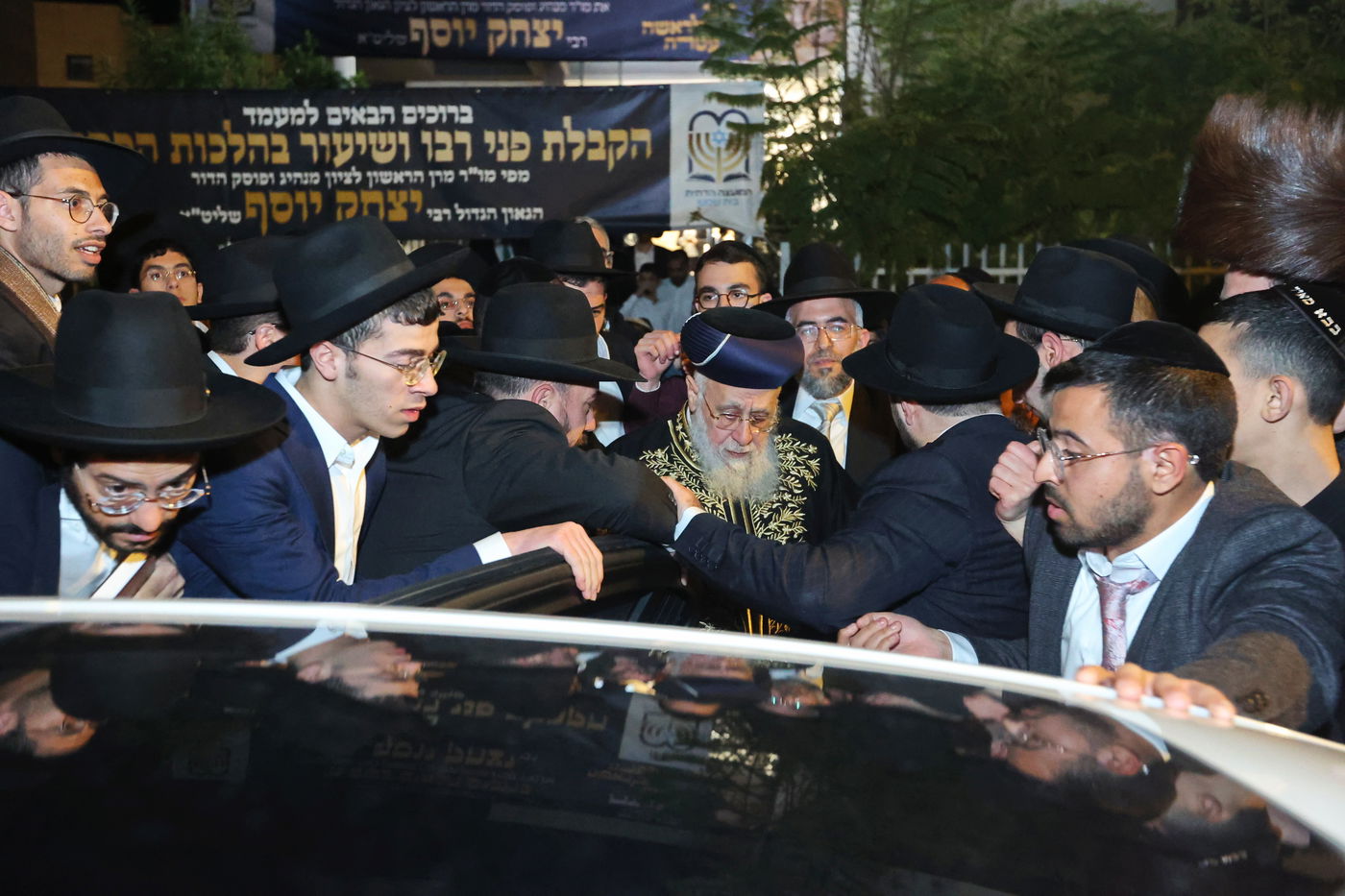 הקבלת פני רבו לראשל"צ הגאון הרב יצחק יוסף, ברמה ד' בבית שמש