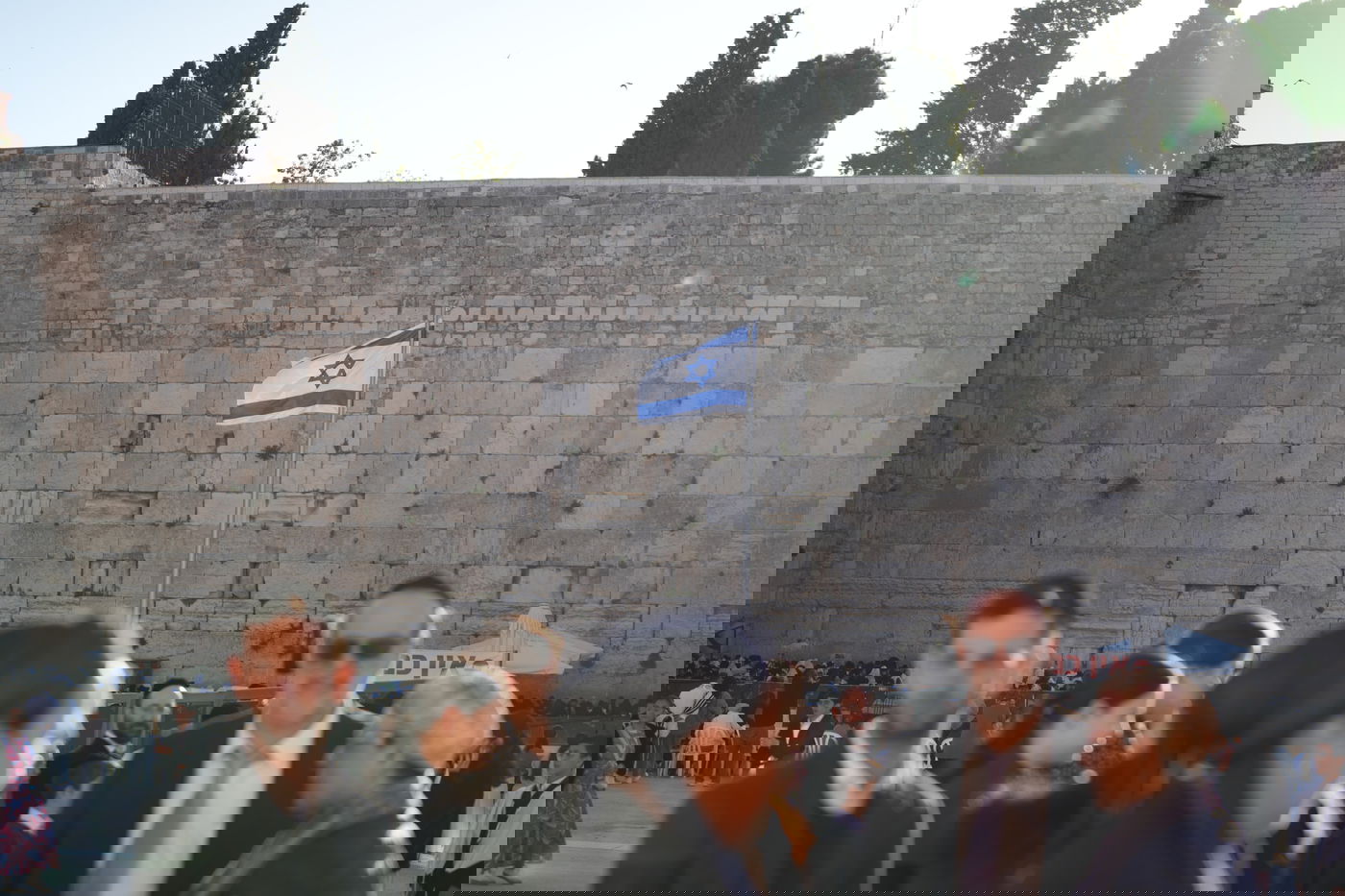 אבטחת מעמד ברכת כהנים בכותל המערבי