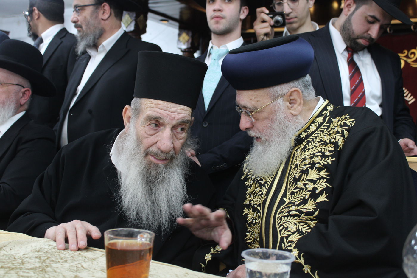 מעמד 'הקבלת פני רבו' לכבוד הראשל"צ הגאון רבי יצחק יוסף 