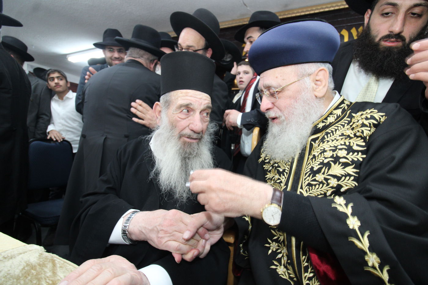 מעמד 'הקבלת פני רבו' לכבוד הראשל"צ הגאון רבי יצחק יוסף 