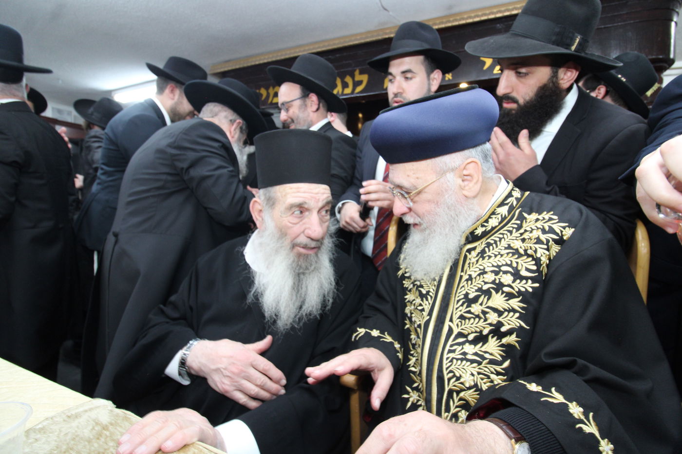 מעמד 'הקבלת פני רבו' לכבוד הראשל"צ הגאון רבי יצחק יוסף 