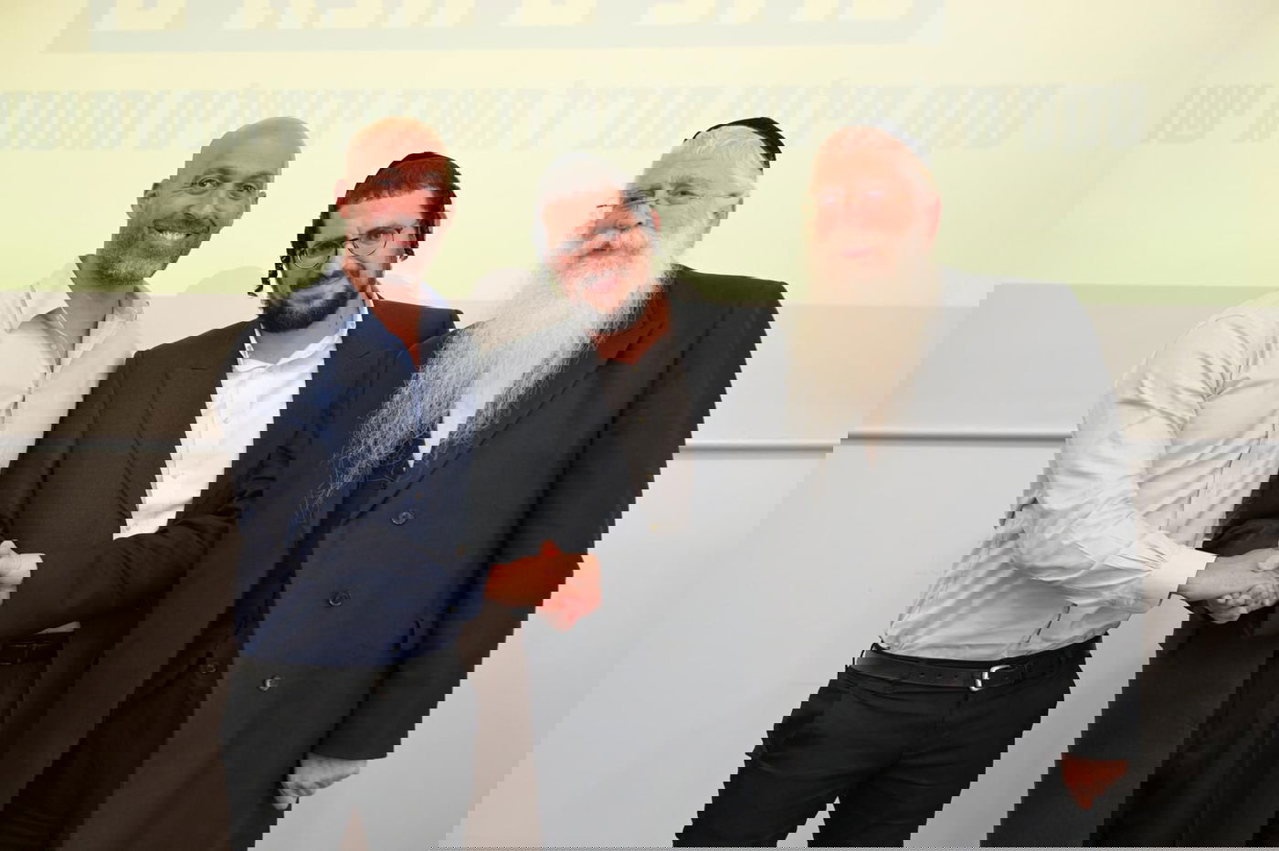 בטקס חילופי מנכ"לים במשרד ירושלים ומסורת ישראל 