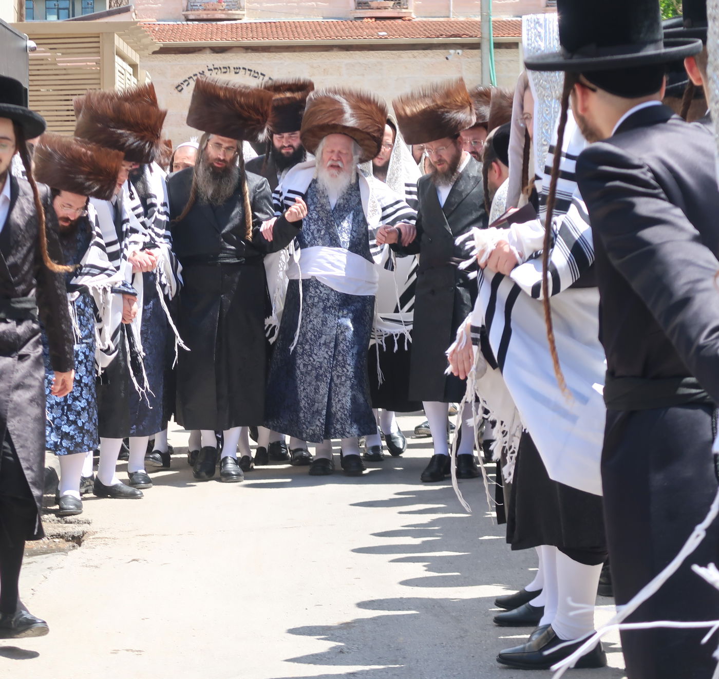 האדמו"ר מפרמישלאן בברכת האילנות