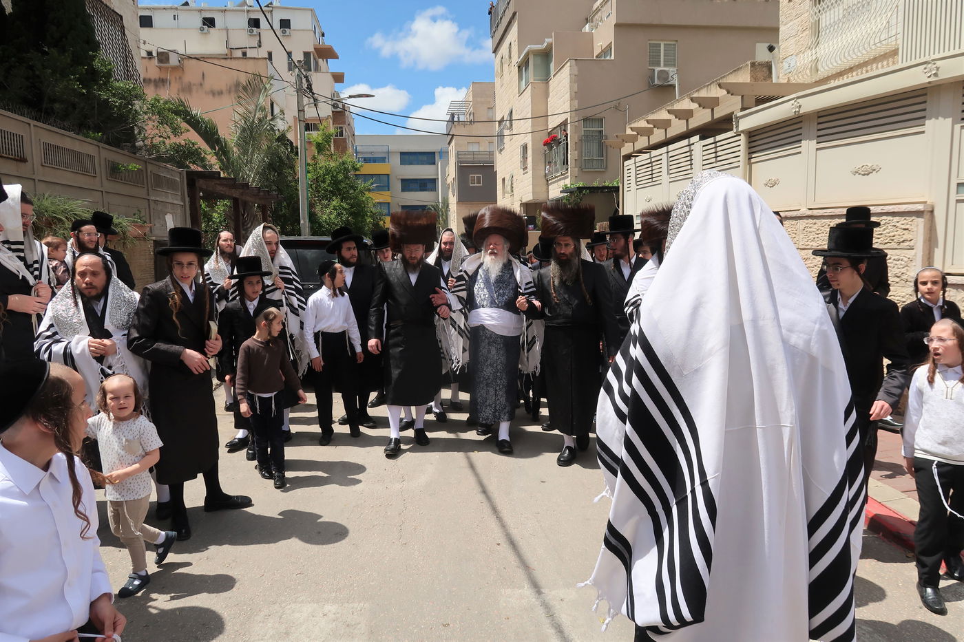 האדמו"ר מפרמישלאן בברכת האילנות