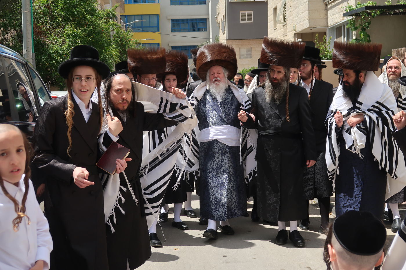 האדמו"ר מפרמישלאן בברכת האילנות