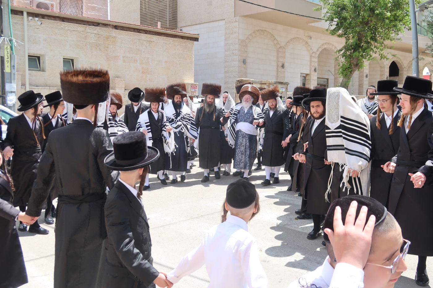 האדמו"ר מפרמישלאן בברכת האילנות