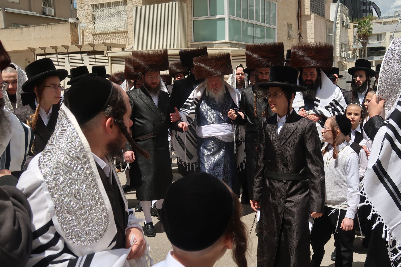 האדמו"ר מפרמישלאן בברכת האילנות