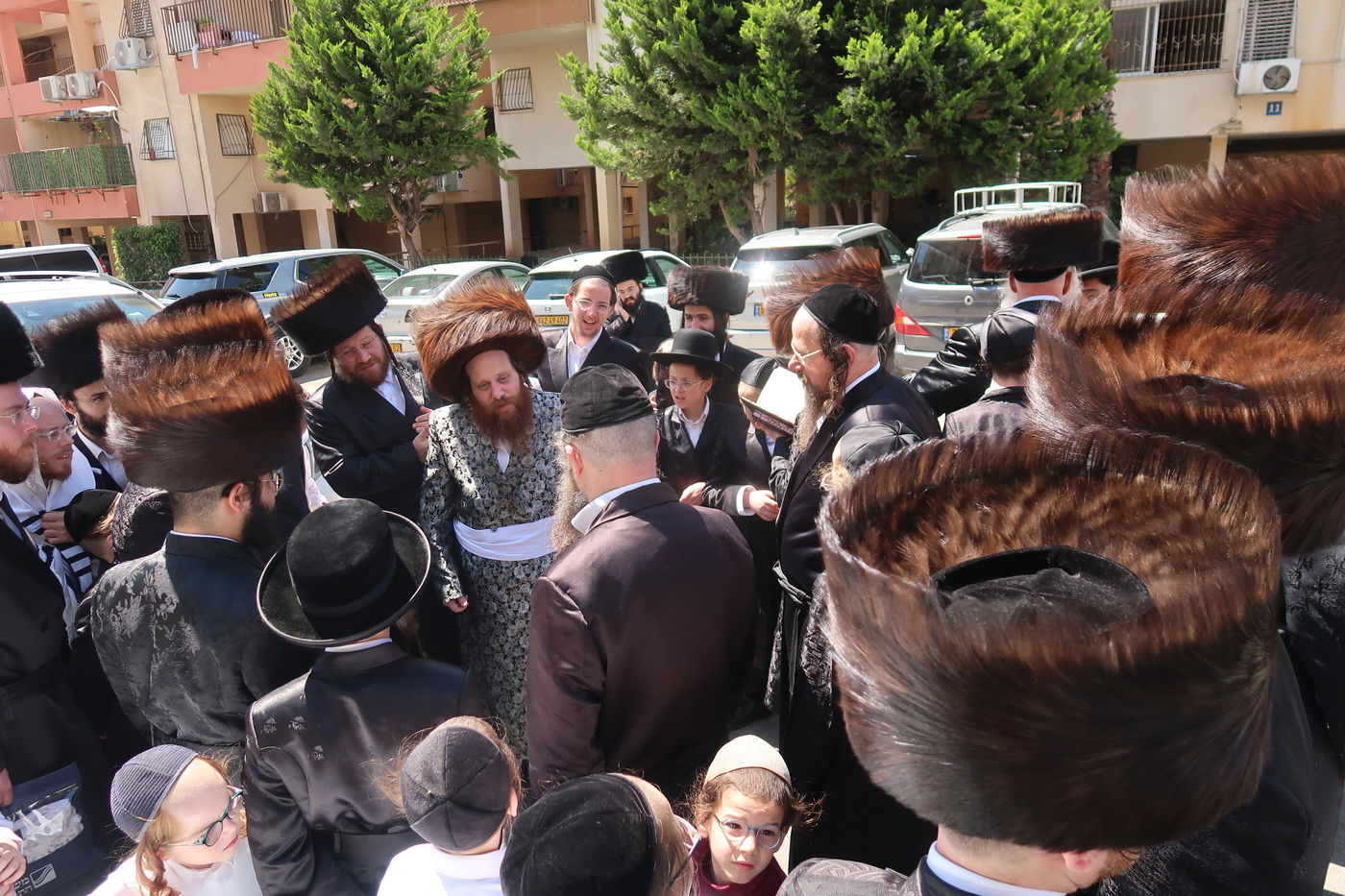 האדמו"ר ממיאלען בברכת האילנות