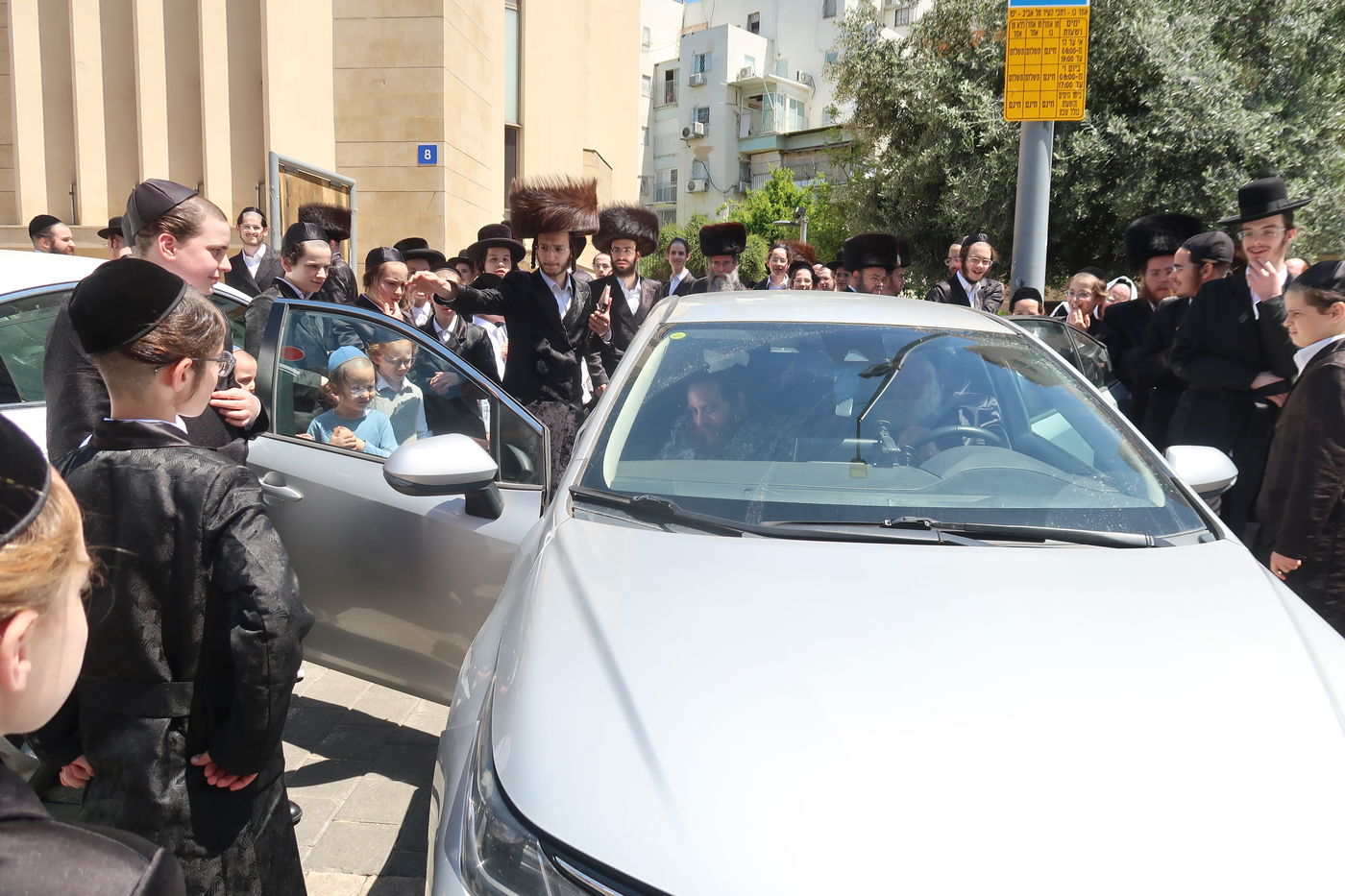 האדמו"ר ממיאלען בברכת האילנות