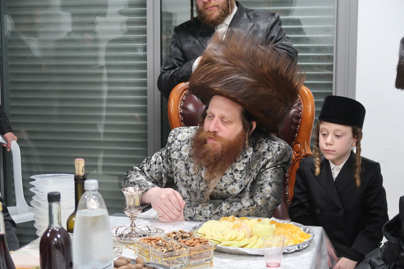 האדמו"ר ממיאלען בברכת האילנות