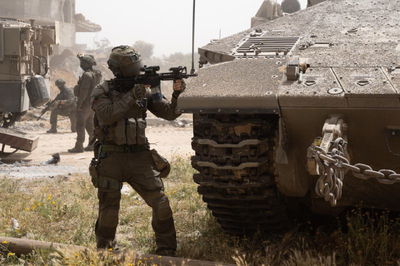 לוחמ צה"ל בפעילת ברצועת עזה