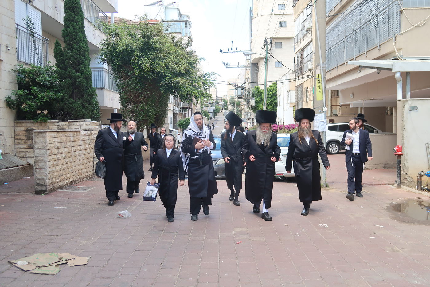 האדמו"ר מקוזמיר בברכת האילנות