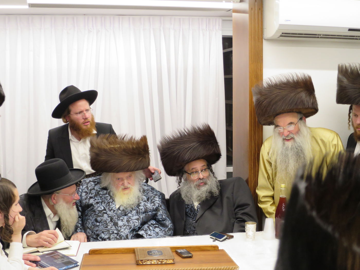 הגה"צ ראש ישיבת סאטמר בביקור אצל הגר"מ שטרנבוך