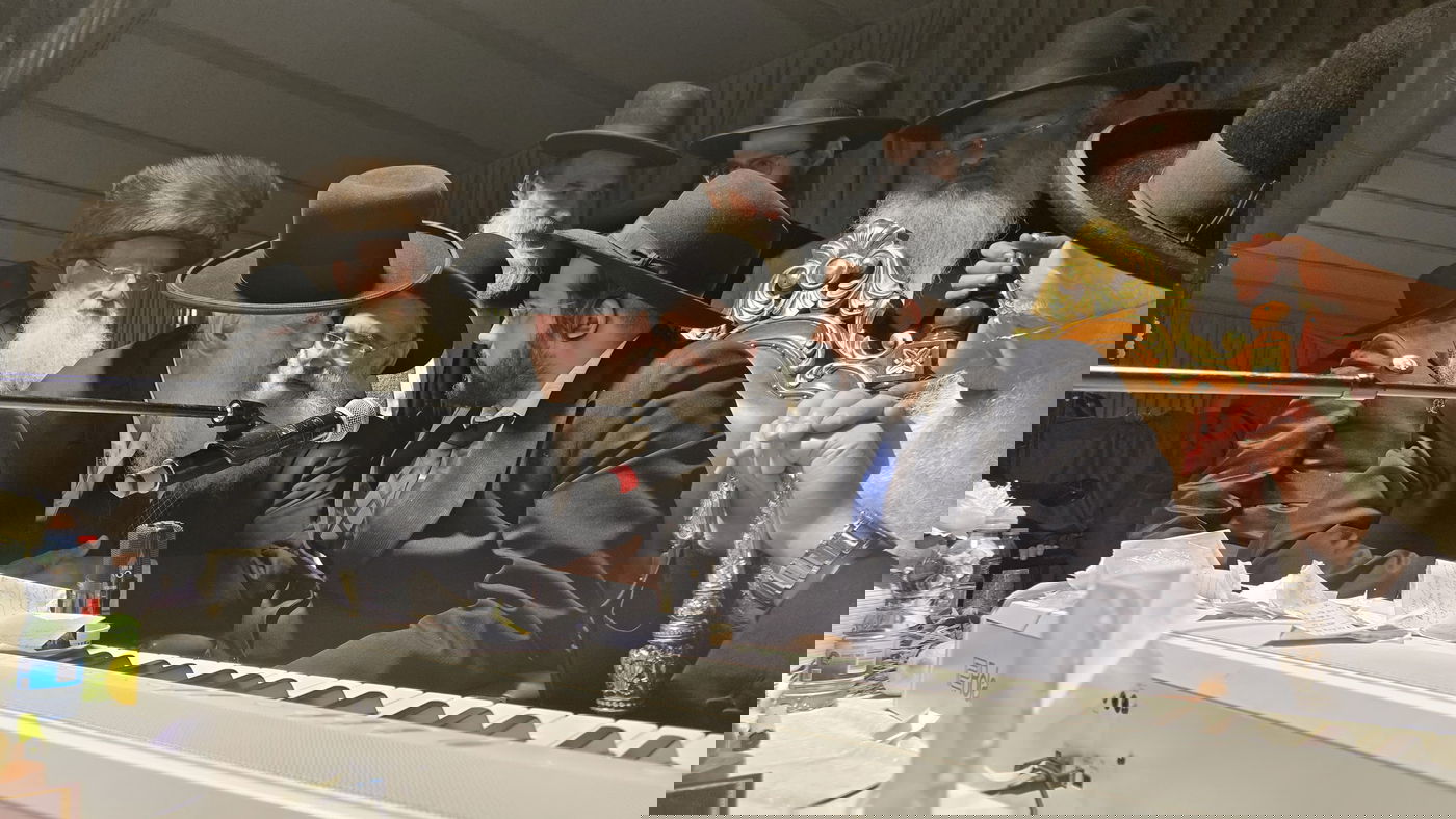 מעמד הקבלת פני רבו אצל הגאון הינוקא רבי שלמה יהודה בארי