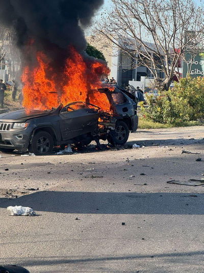 זירת הפגיעה בצידון