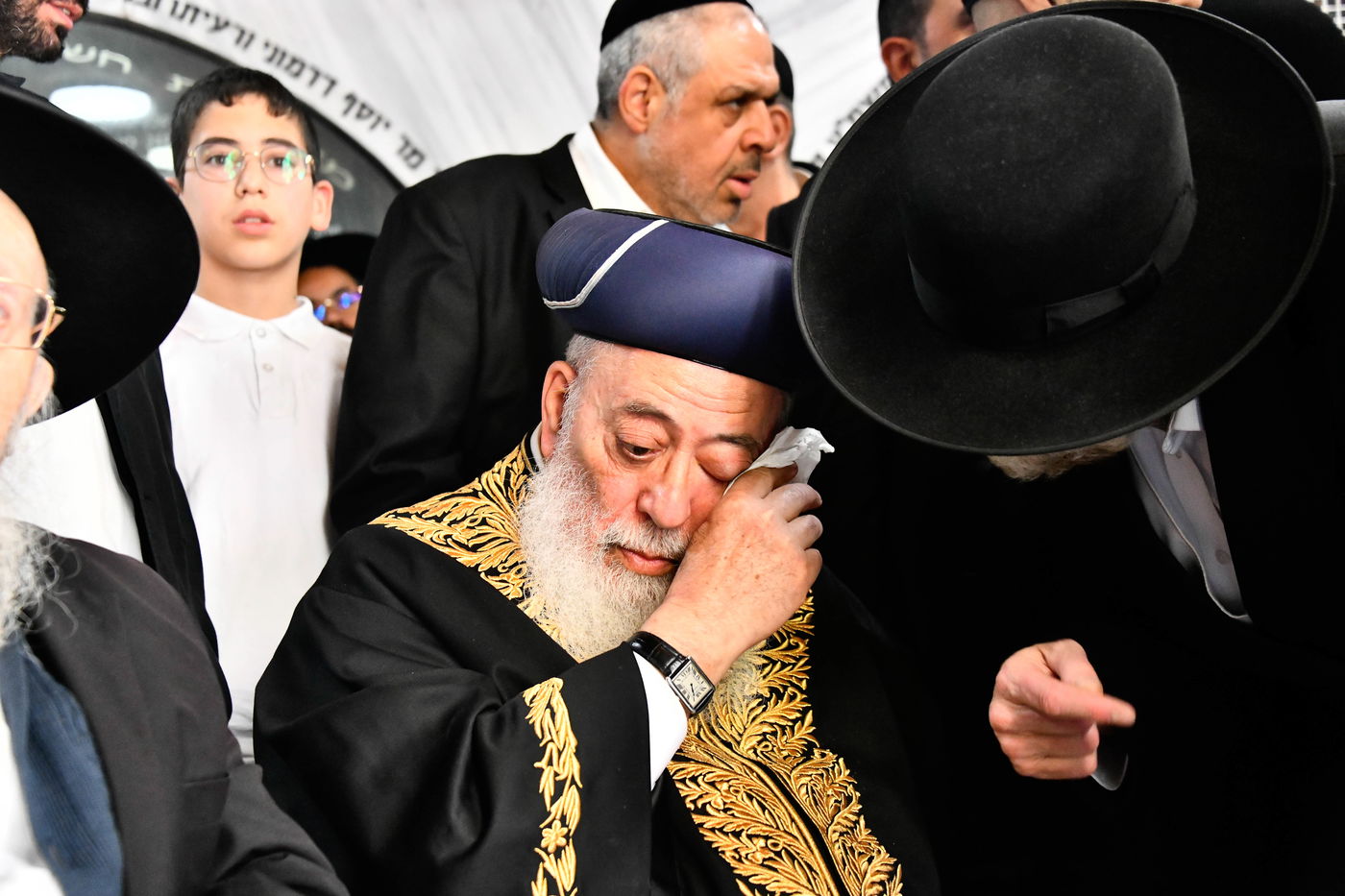 מסע הלויית הגאון רבי מאיר מאזוז זצ"ל