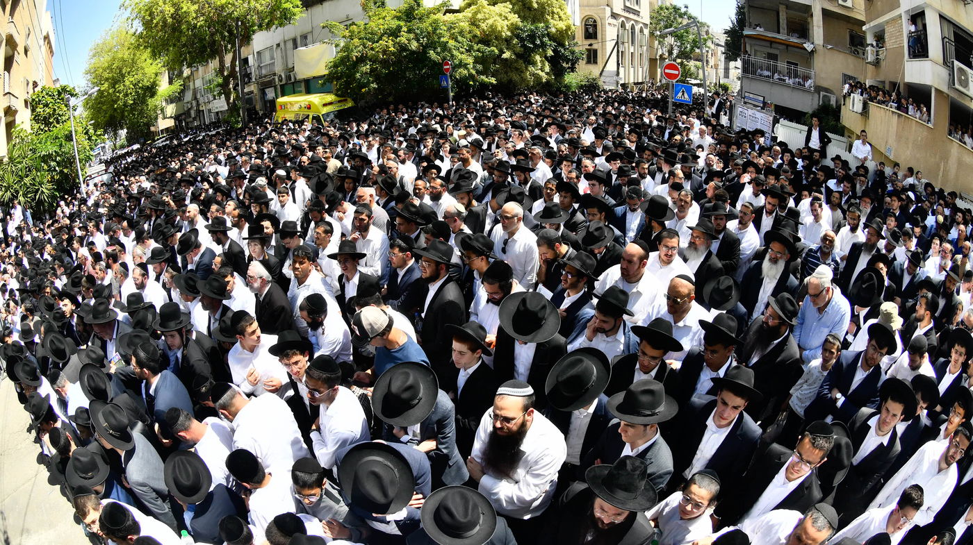 מסע הלויית הגאון רבי מאיר מאזוז זצ"ל