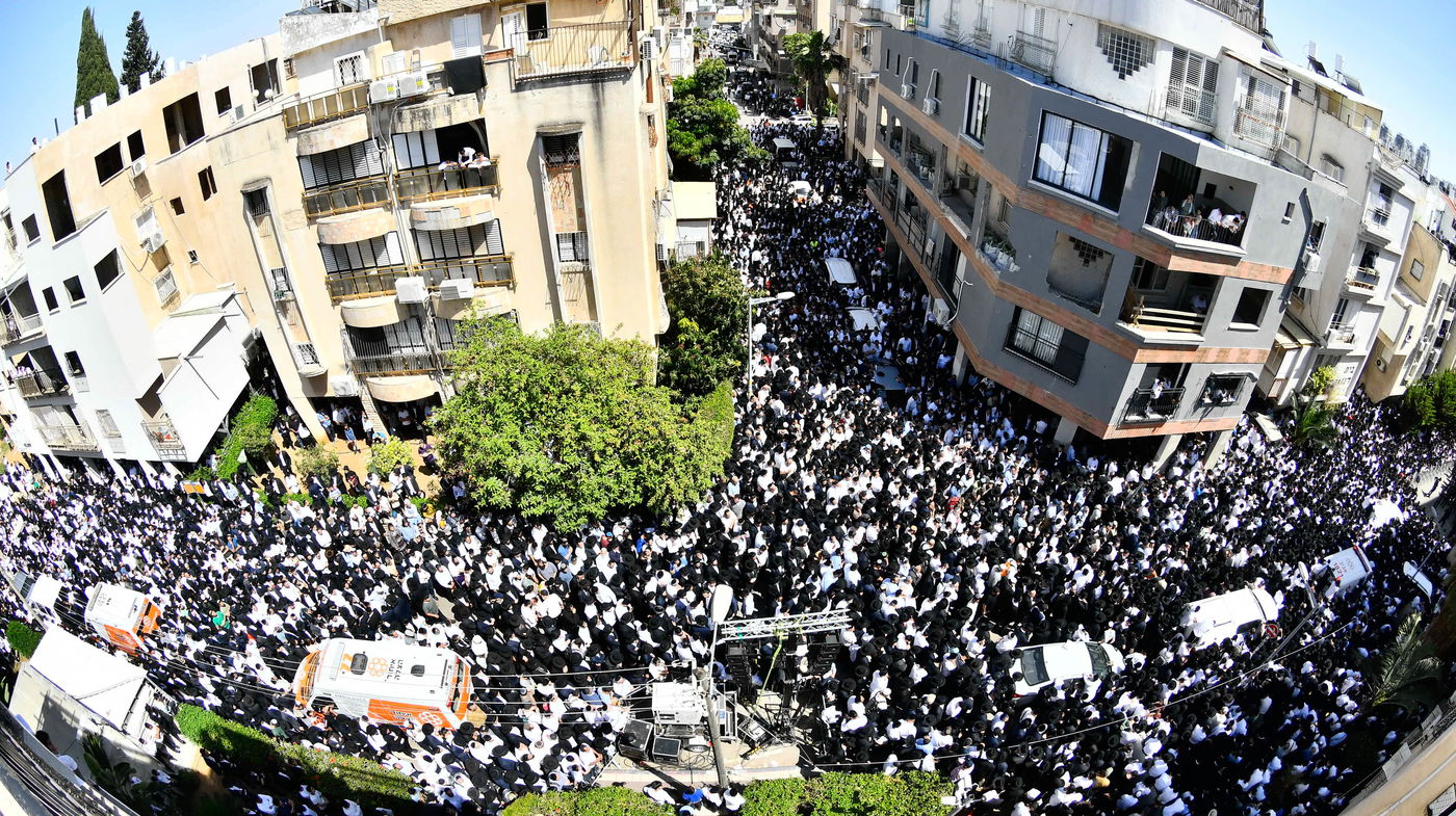 מסע הלויית הגאון רבי מאיר מאזוז זצ"ל