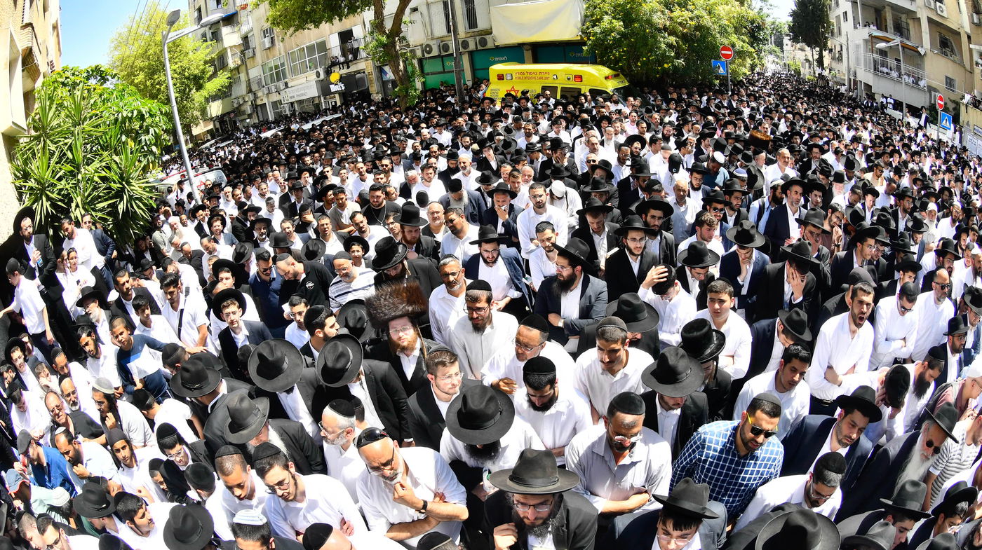 מסע הלויית הגאון רבי מאיר מאזוז זצ"ל