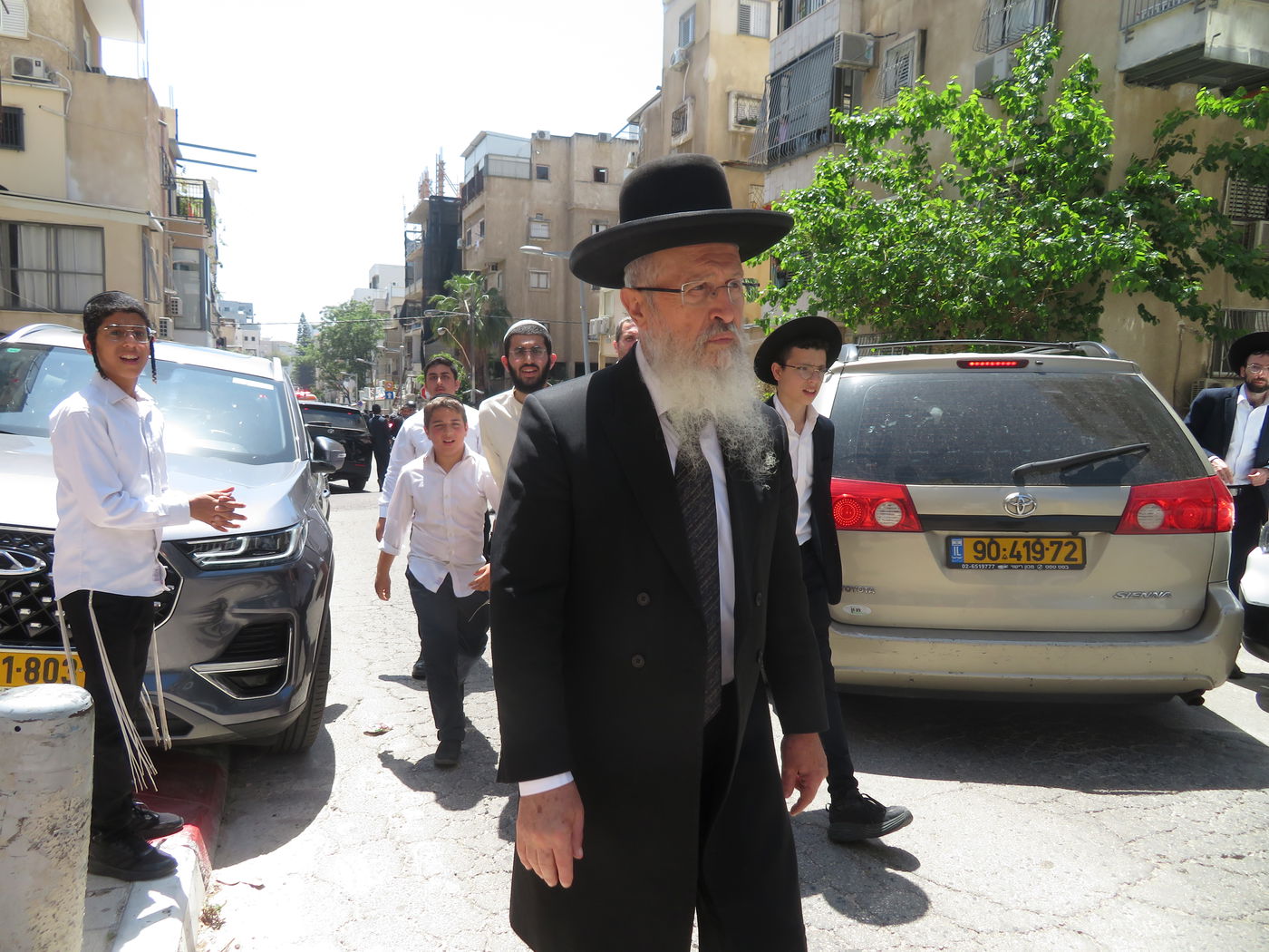 מסע הלוויית הגאון רבי מאיר מאזוז זצ"ל