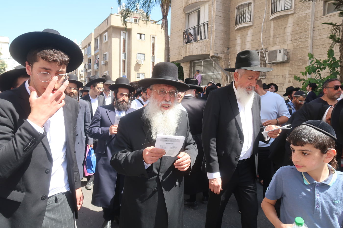 מסע הלוויית הגאון רבי מאיר מאזוז זצ"ל
