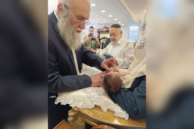 "ויקרא שמו בישראל: מאיר נסים" | תינוק ראשון נקרא על שם ראש הישיבה זצ"ל