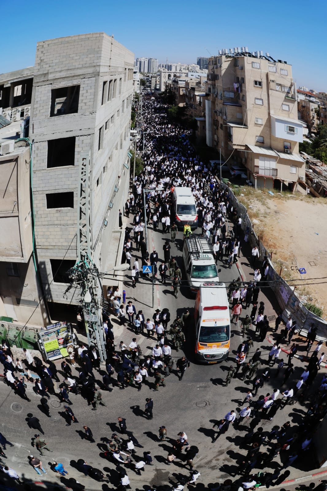 מסע הלוויית הגאון רבי מאיר מאזוז זצ"ל 