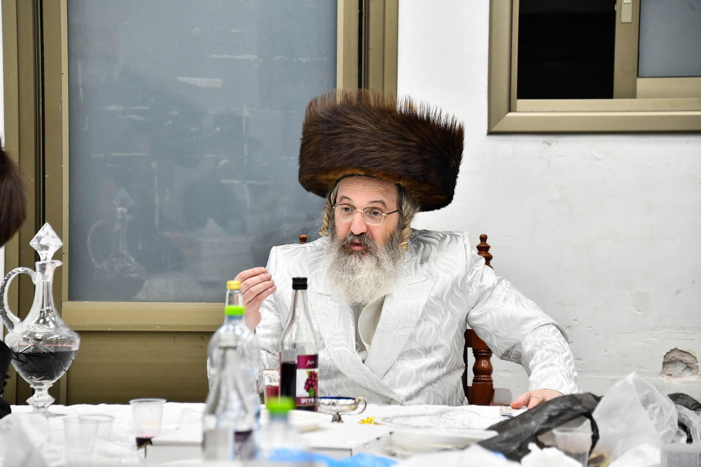 האדמו"ר מזוטשקא אמסנא בנעילת החג פסח