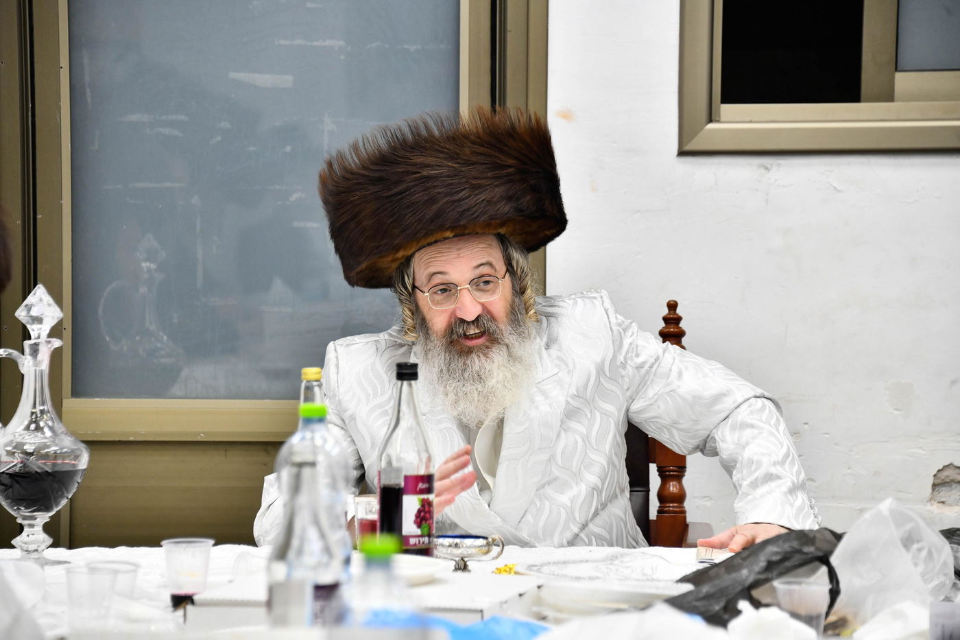 האדמו"ר מזוטשקא אמסנא בנעילת החג פסח