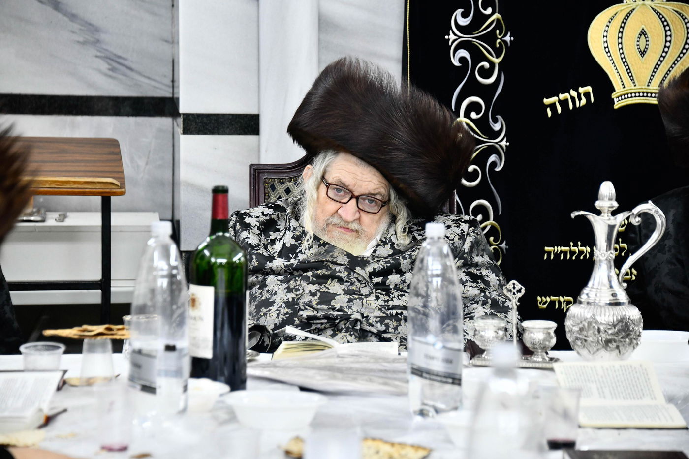 האדמו"ר מטעמשוואר בנעילת החג שביעי של פסח