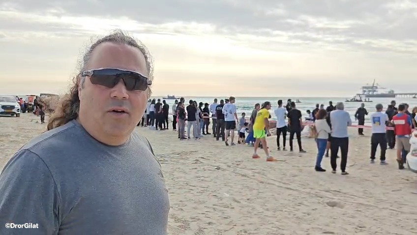 סריקות אחרי גופת הנעדר 