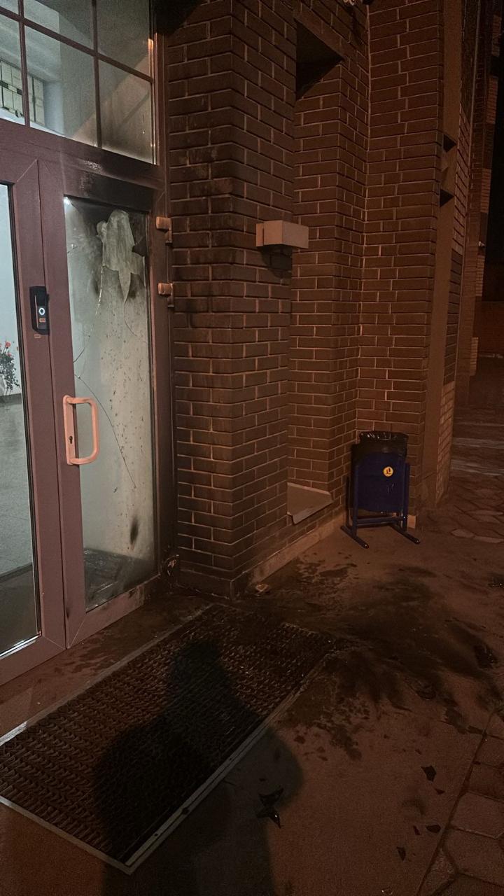 הנזק שנגרם לבית הכנסת