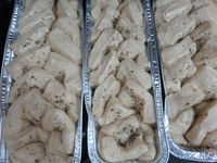 לחם תלישה עסיסי ואוורירי לפני האפייה